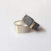 oxidized unisex silver ring