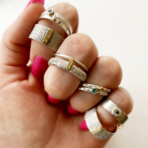 sidabriniai ziedai moov jewelry papuosalai