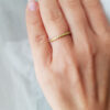 stacking notched ring for woman