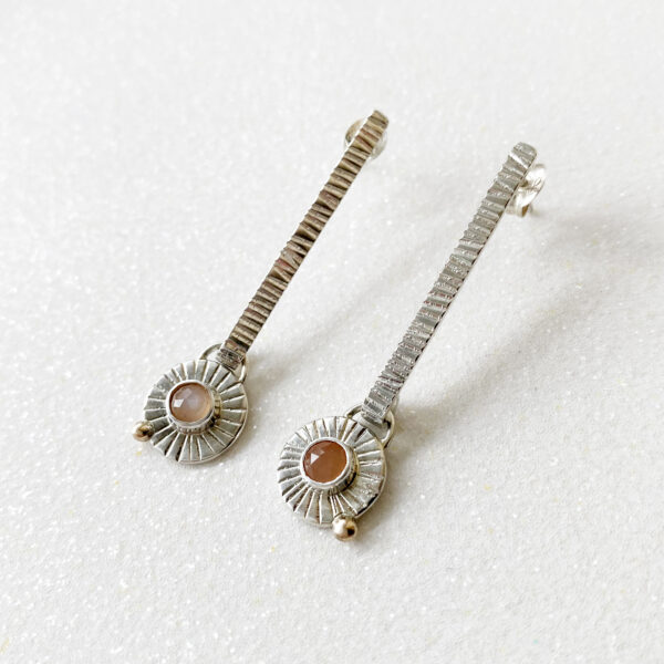 sidabriniai auskarai