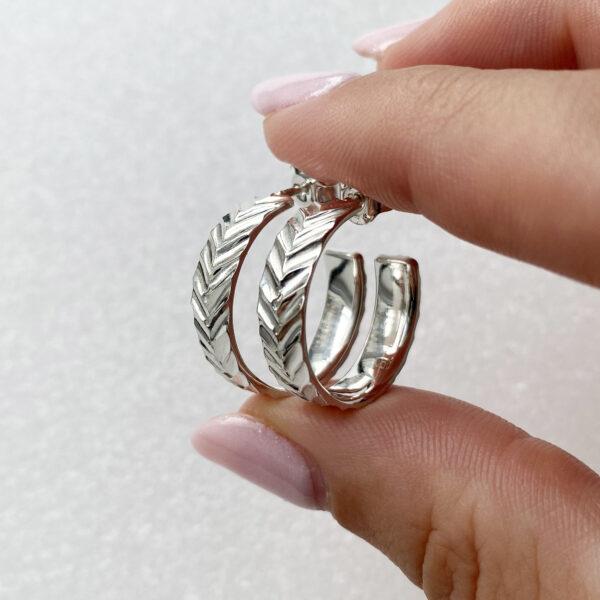 sidabriniai auskarai 925